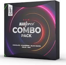 Manforce Wild Condom Combo Pack Chocolate, Strawberry, Black Grapes, Coffee, Melon