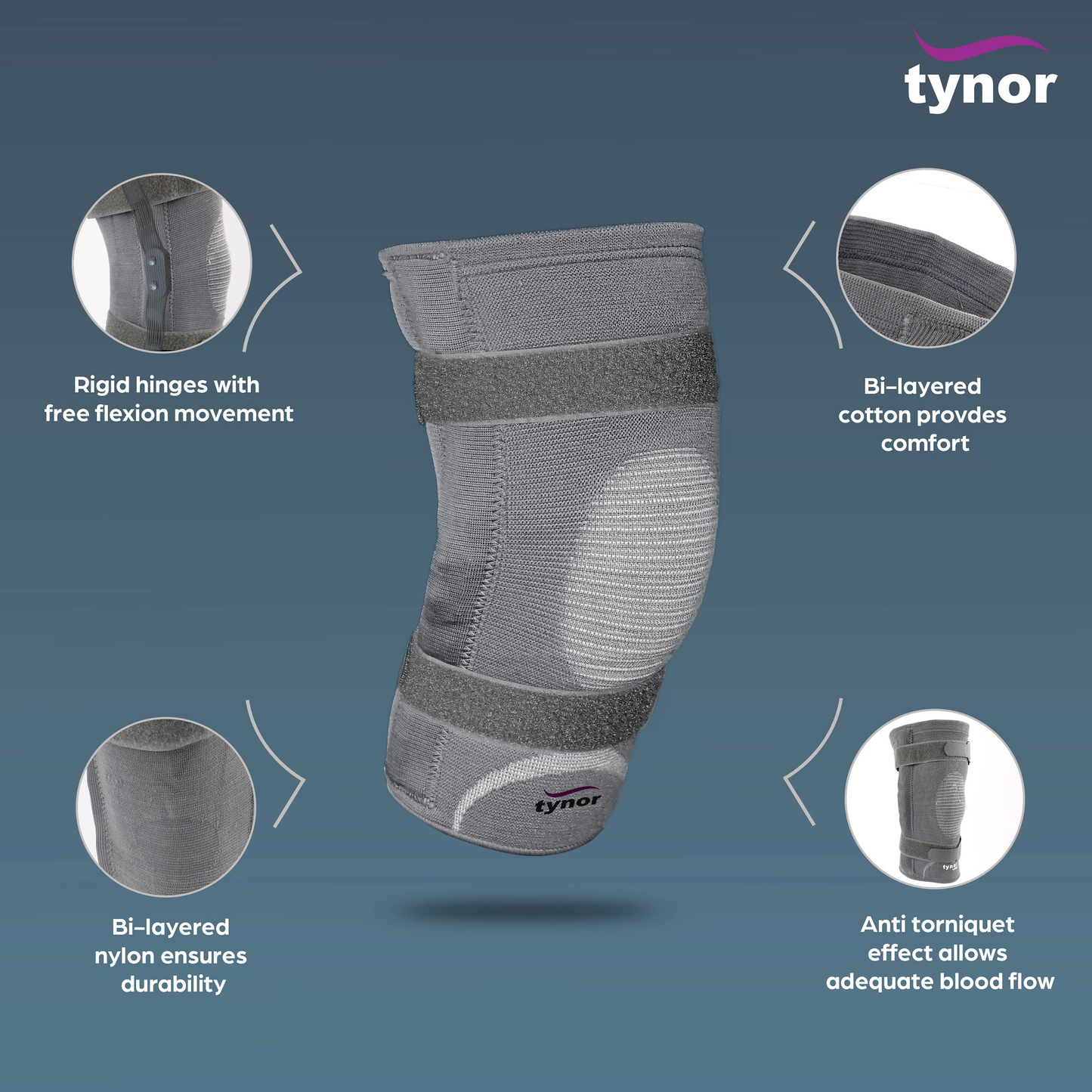 Tynor Knee Cap wih Rigid Hinge