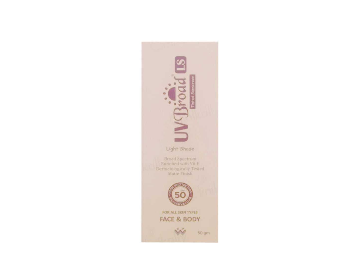 UV Broad LS SPF50 Tinted Sunscreen