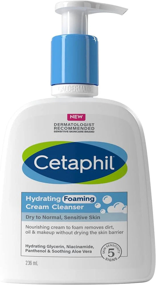 Cetaphil Hydrating Foaming Cream Cleanser