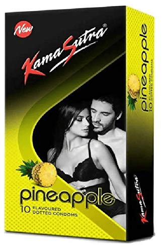 KamaSutra Dotted Condom Pineapple