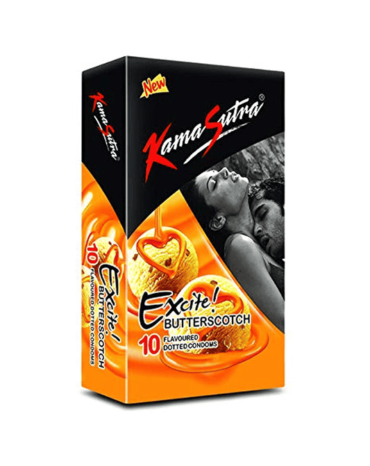 KamaSutra Excite Condom Butterscotch