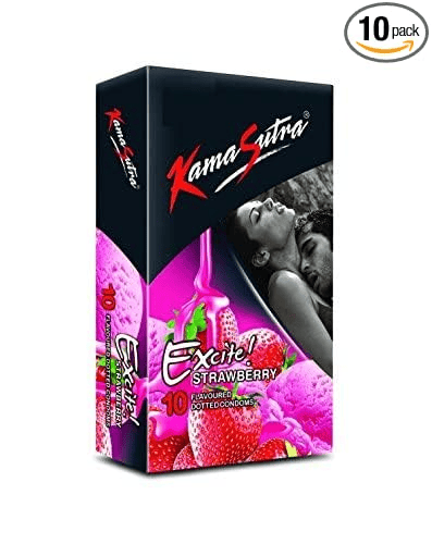 KamaSutra Excite Condom Strawberry