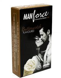 Manforce Extra Dotted Condom Butterscotch