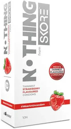 Skore Nothing Condom Strawberry